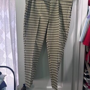 TALBOTS CHATHAM SLIM ANKLE PANTS - patterned